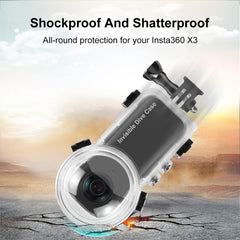 Para Insta360 X3 PULUZ 50m Estuche de buceo ...