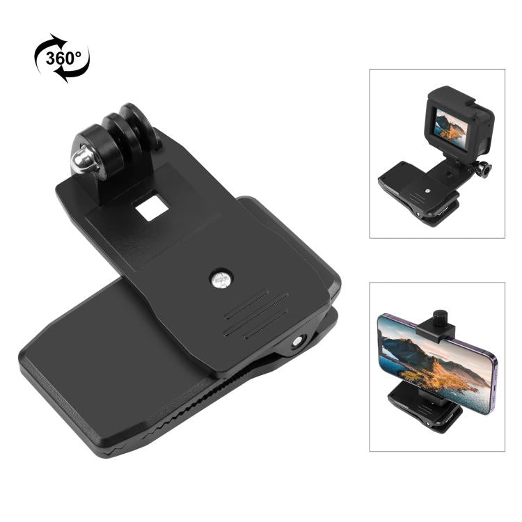 4 en 1 Mochila giratoria de 360 grados Soportes para sombreros