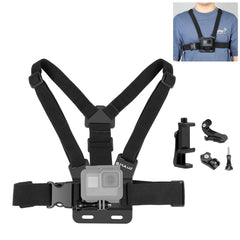 Kit de abrazadera para teléfono con correa para el pecho y cinturón de montaje ajustable para el cuerpo