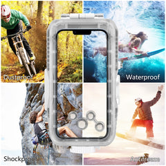 PULUZ Estuche de buceo impermeable de 40 m /...