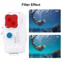 PULUZ Estuche de buceo impermeable de 40 m /...