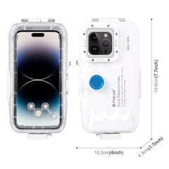 PULUZ Estuche de buceo impermeable de 40 m /...