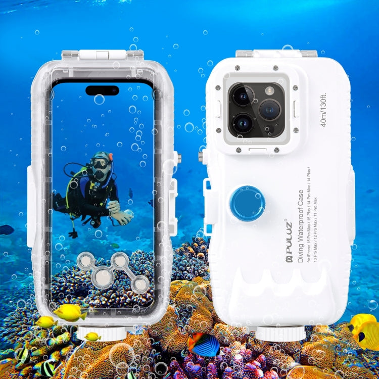 PULUZ Estuche de buceo impermeable de 40 m /...