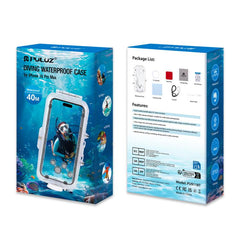 For iPhone 16 Pro Max PULUZ 40m/130ft Waterp...