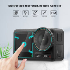 Para DJI Osmo Action 4 PULUZ Lente 3 en 1 Pa...