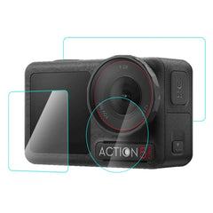 Película protectora de pantalla frontal y trasera para DJI Osmo Action 5 Pro