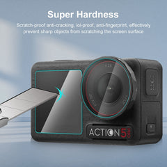 Película protectora de pantalla frontal y trasera para DJI Osmo Action 5 Pro