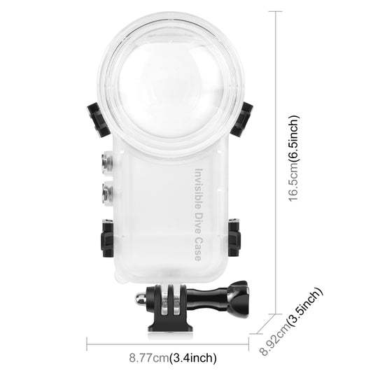 Para Insta360 X4 PULUZ 50m Estuche de buceo ...