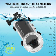 Para Insta360 X4 PULUZ 50m Estuche de buceo ...