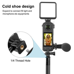Para Insta360 X4 PULUZ Cold Shoe PC Marco pr...