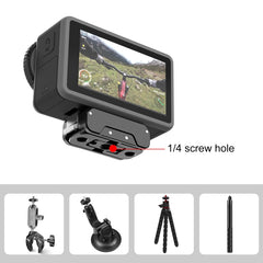 Para DJI Osmo Action 4 PULUZ Base metálica m...
