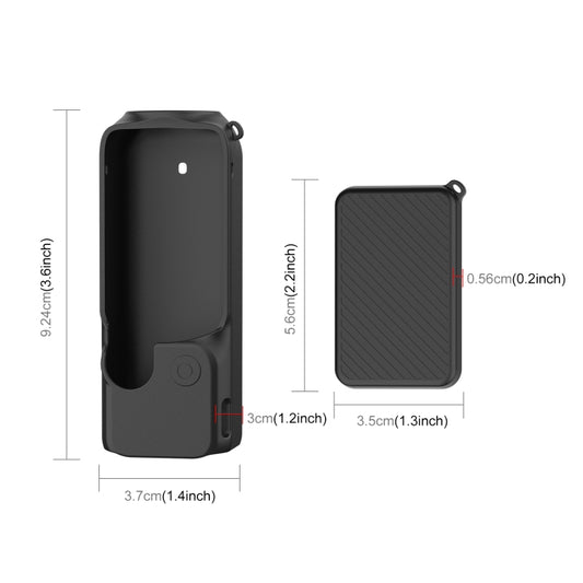 Para DJI OSMO Pocket 3 PULUZ 2 en 1 Funda de...