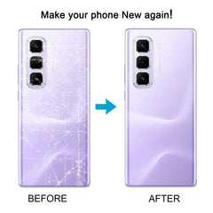 Funda trasera de cuero original para Infinix...