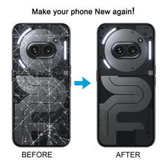 Funda trasera transparente original para iPh...