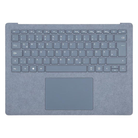 Teclado británico-alemán con panel táctil y ...