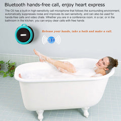 Altavoz Bluetooth impermeable para exteriores C6 con succión