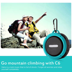 Altavoz Bluetooth impermeable para exteriores C6 con succión