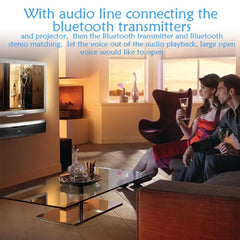 Transmisor de audio coaxial óptico digital Bluetooth 2.1
