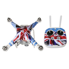 Adhesivo de piel de PVC de fibra de carbono 4D para DJI Phantom 3