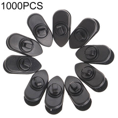 Soporte de abrazadera de clip de cable de auriculares giratorio de 1000 piezas