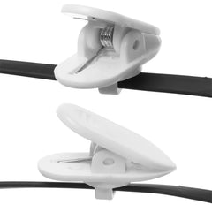 Soporte de abrazadera de clip de cable de auriculares giratorio de 1000 piezas