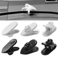 Soporte de abrazadera de clip de cable de auriculares giratorio de 1000 piezas