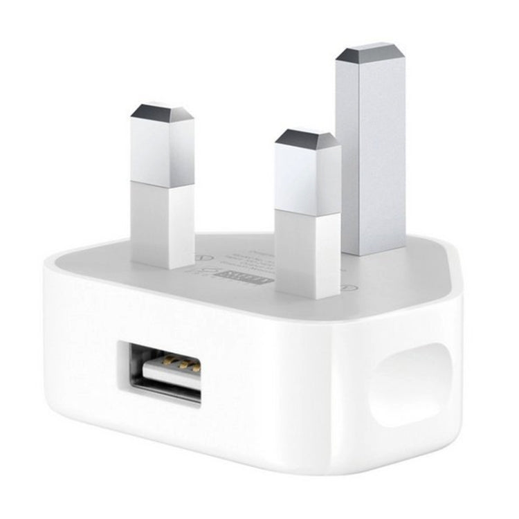 Cargador USB con enchufe británico de 5 V/1 A