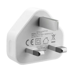 Cargador USB con enchufe británico de 5 V/1 A
