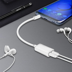Adaptador de auriculares de audio estéreo de 3,5 mm a 2 divisores