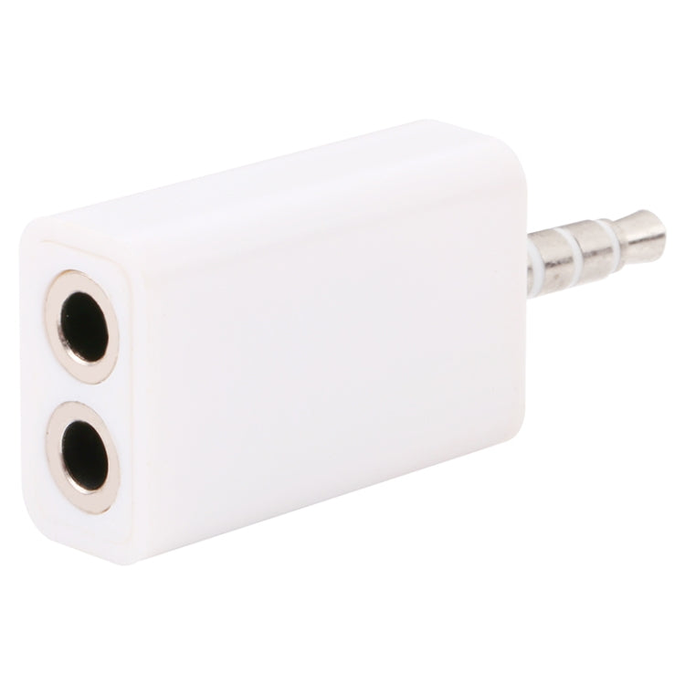 Adaptador divisor de auriculares con conector estéreo de 3,5 mm