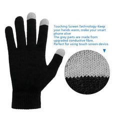 Guantes de punto de guantes de pantalla táctil