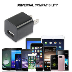 Cargador USB con enchufe estadounidense