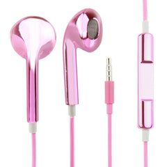 Auricular estéreo con control de cable de galvanoplastia de 3,5 mm