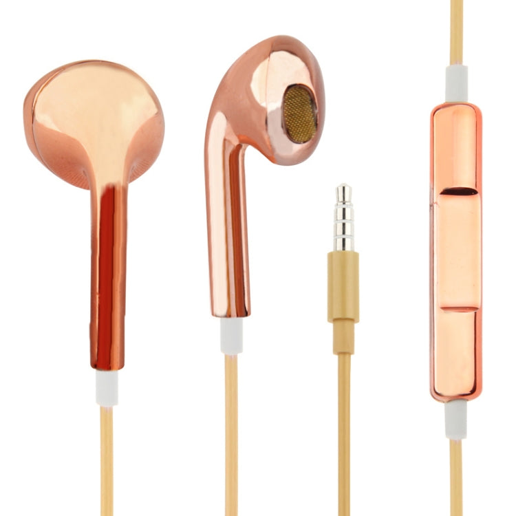 Auricular estéreo con control de cable de galvanoplastia de 3,5 mm