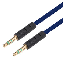 Cable para auriculares con conector Jack de 3,5 mm estilo fideos, longitud: 1 m