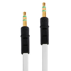 Cable para auriculares con conector Jack de 3,5 mm estilo fideos, longitud: 1 m