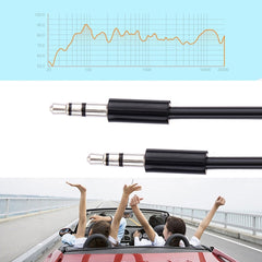 Cable de auriculares en espiral con conector macho a macho de 3,5 mm