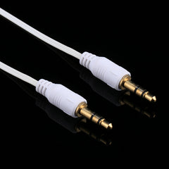 Cable retráctil auxiliar con conector jack de 3,5 mm chapado en oro