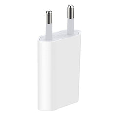 Adaptador de cargador USB con enchufe europeo de 5V / 1A
