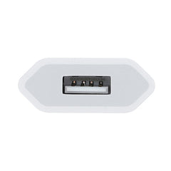 Adaptador de cargador USB con enchufe europeo de 5V / 1A