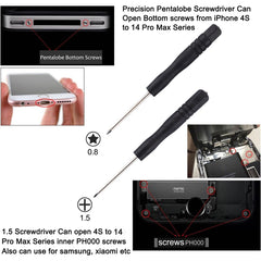 Kits de reparación 10 en 1 (4 x destornillad...