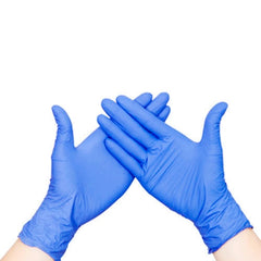100 guantes de goma de nitrilo desechables d...