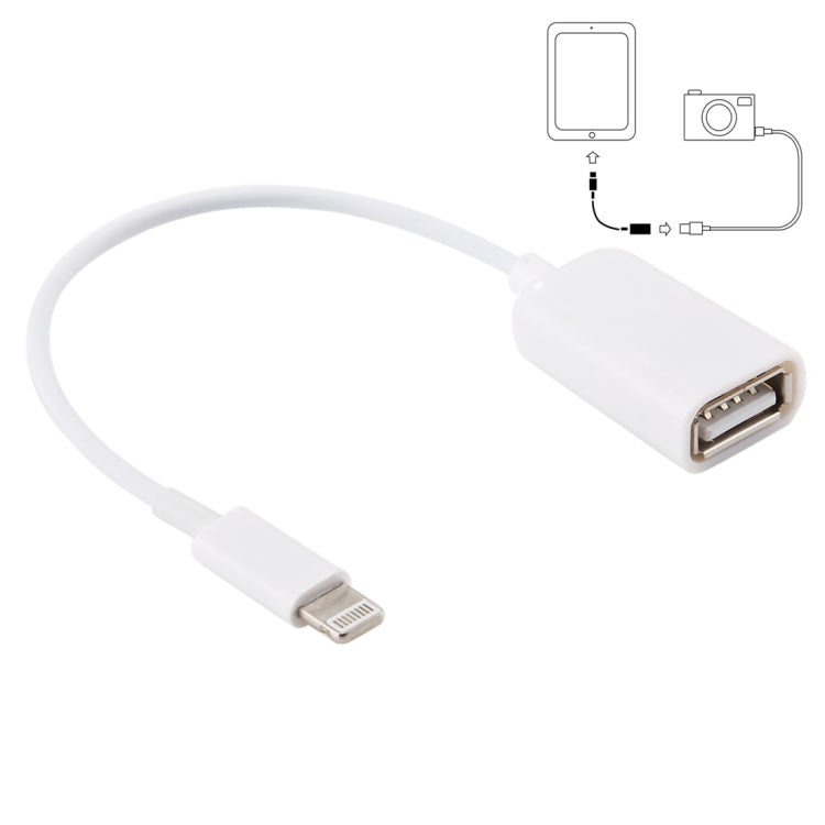 Cable adaptador OTG USB hembra a macho de 8 pines