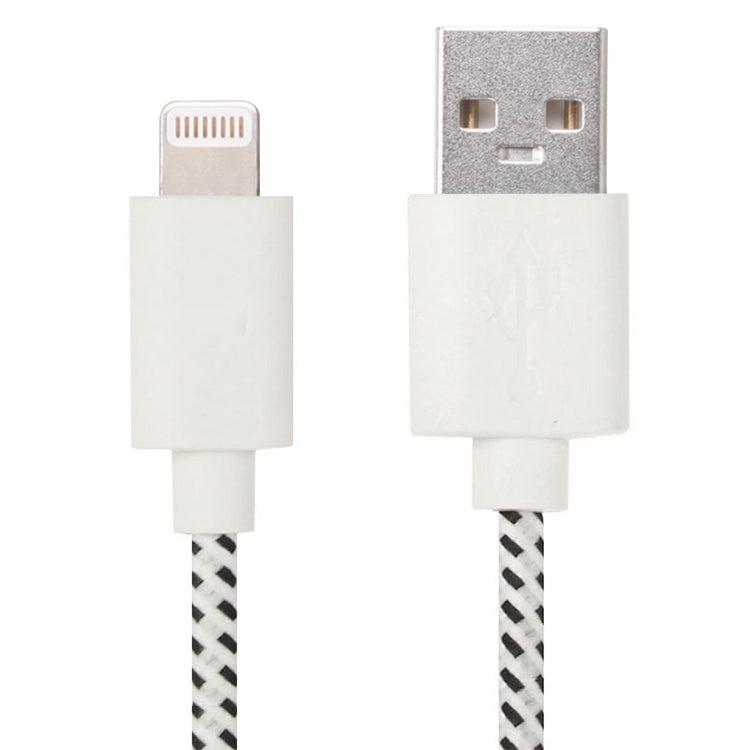 Cable de carga de transferencia de datos USB estilo red de nailon de 1 m