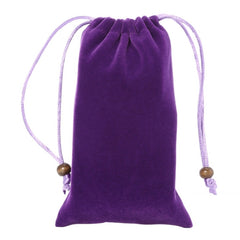 Bolsa de transporte de tela flocada de algodón con cordón para iPhone 6