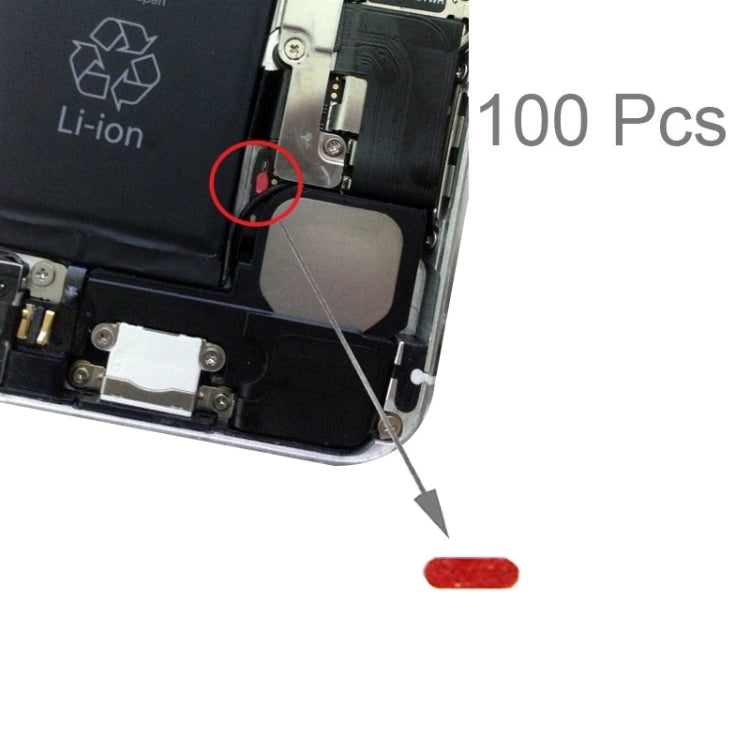 100 PCS para iPhone 6Card Ring Etiqueta impe...
