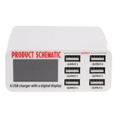 Cargador USB WLX-899 de 30 W, salida de 5 V,...