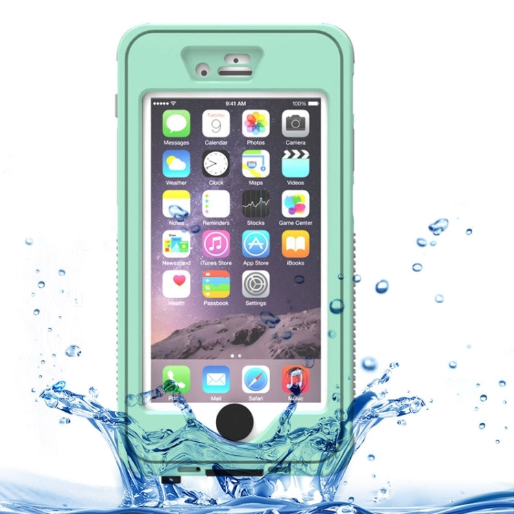 Funda Noctilucente Impermeable con Soporte para iPhone 6 y 6S