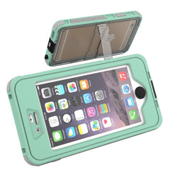 Funda Noctilucente Impermeable con Soporte para iPhone 6 y 6S