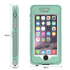 Funda Noctilucente Impermeable con Soporte para iPhone 6 y 6S